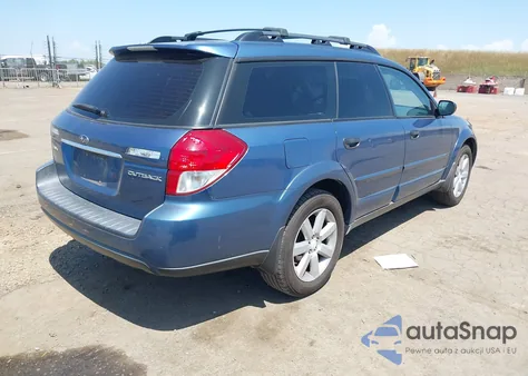 2008 Subaru Outback 2.5I from USA, damaged, VIN 4S4BP61C787309589